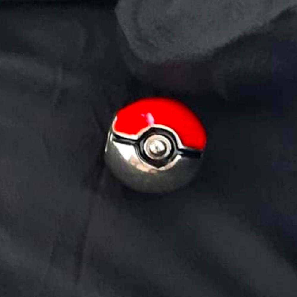 S925 Sterling Silver Pokémon Pokeball
